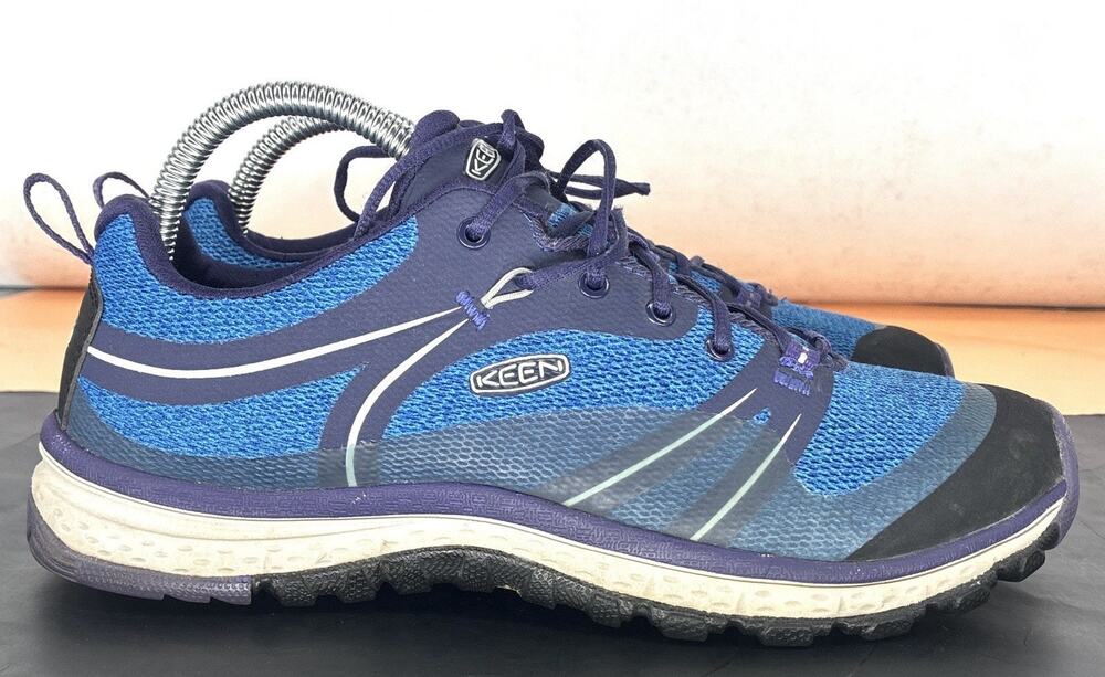 Keen 10165711 Trail Hiking Shoe Wmn 9 Blue Prpl Athletic Outdoor Walkin Sneaker